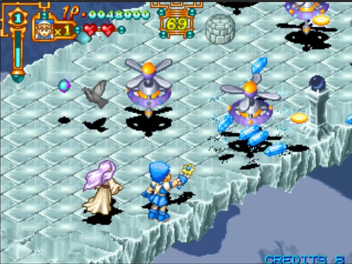 Princess Clara Daisakusen - геймплей игры Arcade